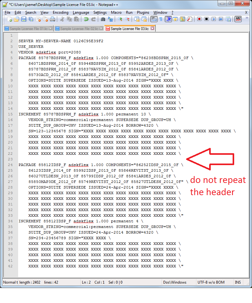 how to show microfocus netexpress license details