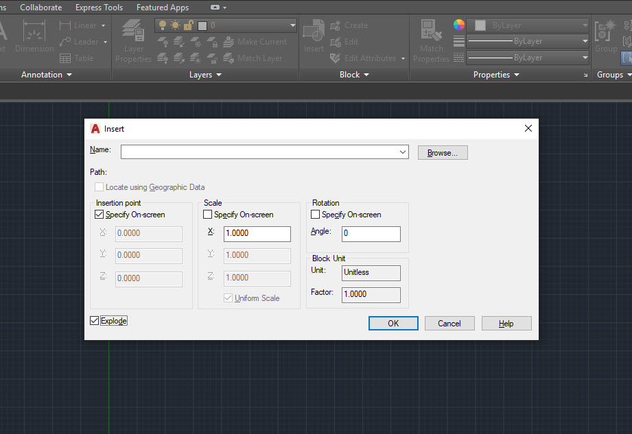 change scale of autocad drawing