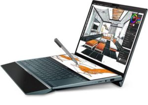 Laptop ASUS-ZenBook-Duo-UX481FL-XS74T-stylus