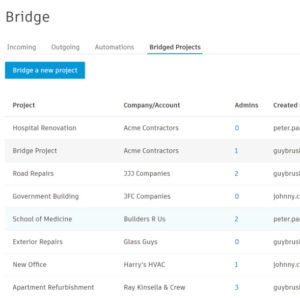 Bridge - Create direct project linking