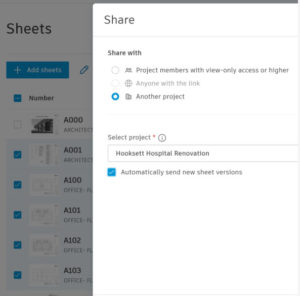 Bridge - Share sheets and files